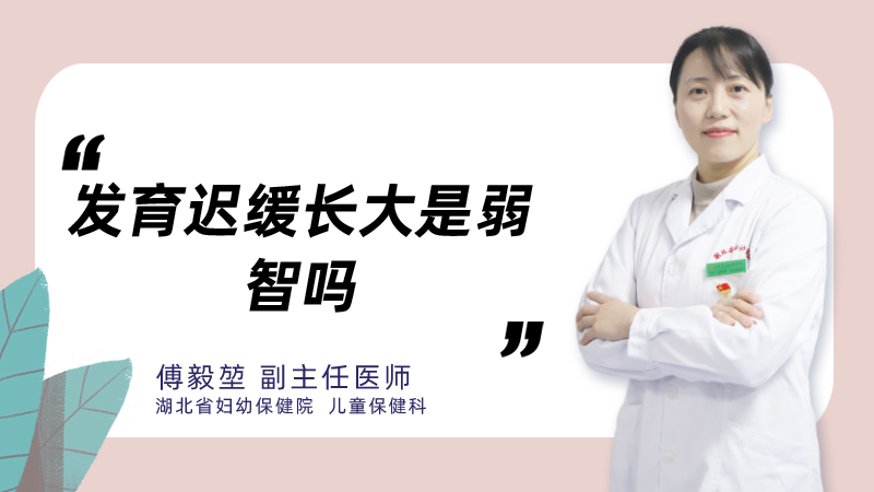 发育迟缓长大是弱智吗